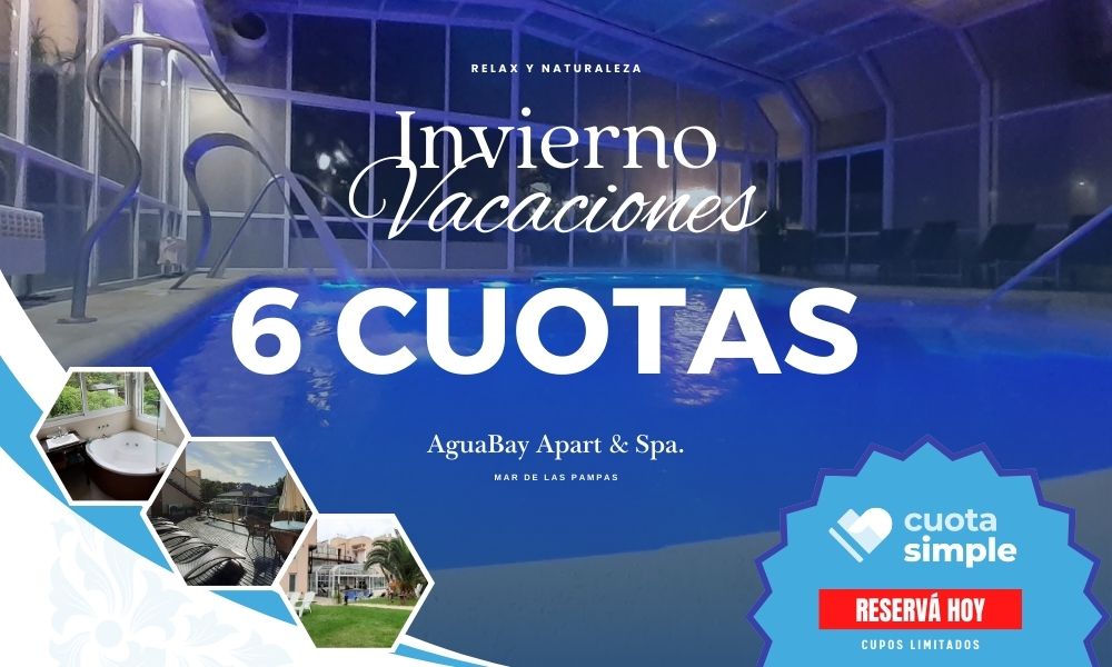 6 cuotas en AguaBay Apart & Spa Mar de las Pampas